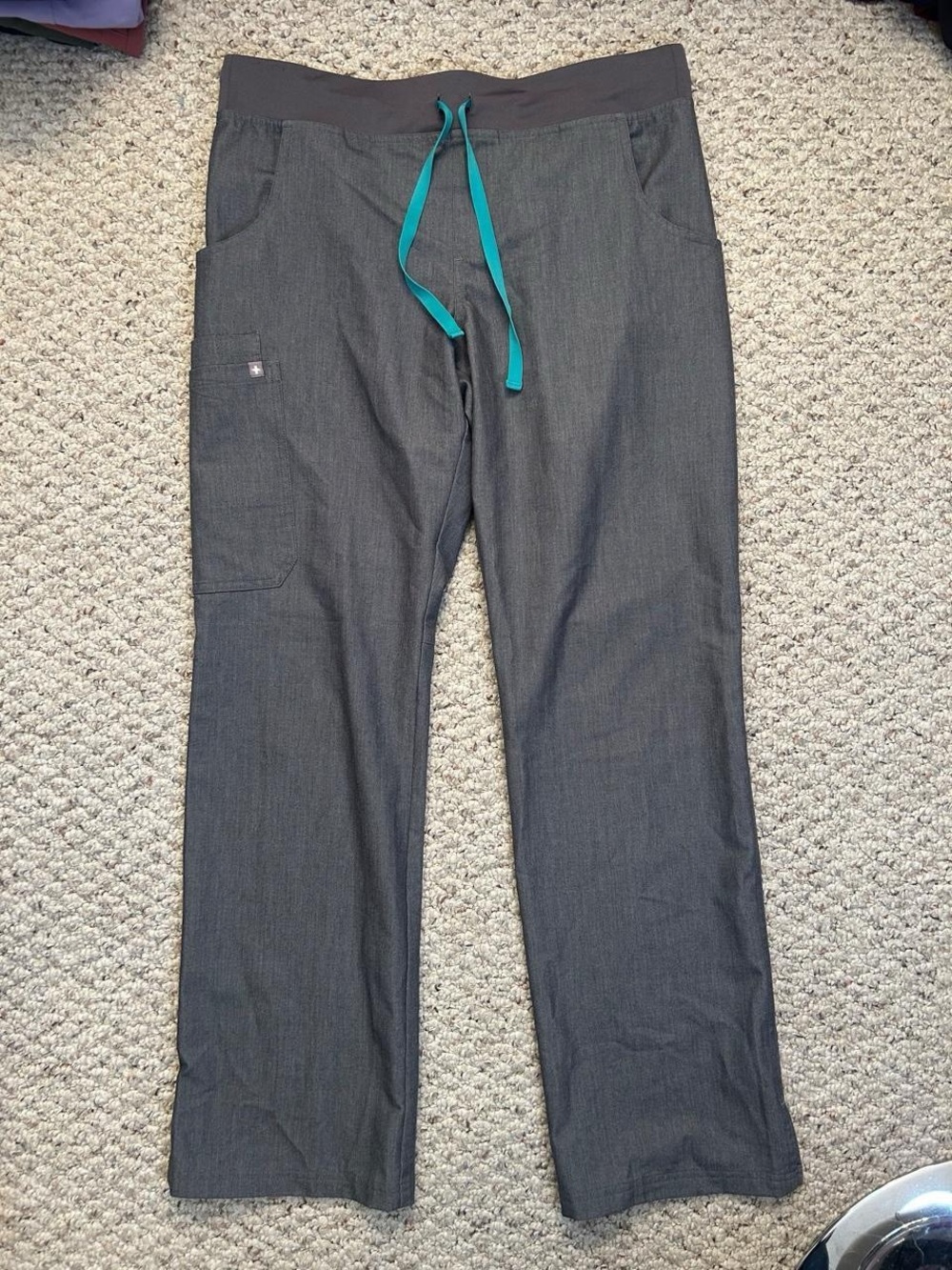 Figs Scrub Pants Size M Grey